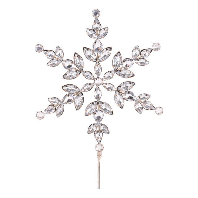 Jeweled Snowflake Stem (Set of 4) For Sale