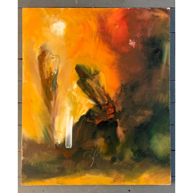 Contemporary Original Abstract by Listed Hungarian Artist István Csizmadia For Sale In Philadelphia - Image 6 of 6