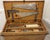 Brown 19th Century Carpenters Pine Tool Chest and Tools, 1900s For Sale - Image 8 of 11