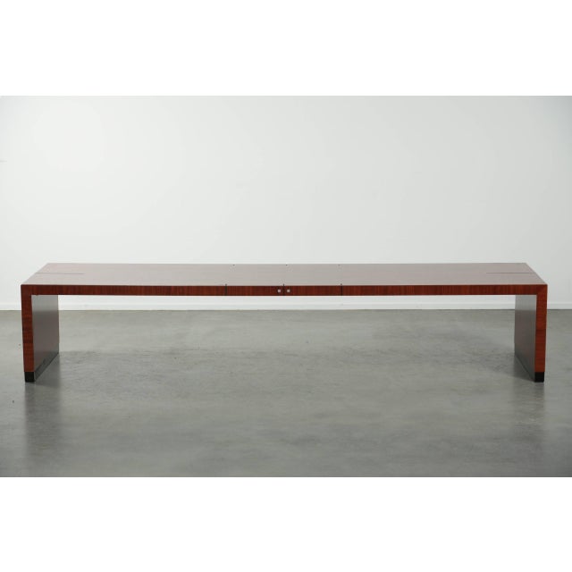 Large and unique rectangular Art Deco design coffee table by Schuitema from the Decoforma series. : A piece of furniture...