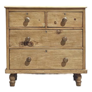 Antique English Pine Petite Dresser or Nightstand - Circa 1870 For Sale