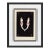 Erté, Letter v Serigraph From Alphabet Suite, Hand Signed, Ea Edition, Framed, 1976 For Sale