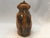 Antique Majolica brown spotted glaze figural monkey and snake teapot for your consideration. The teapot measures approx. 9...