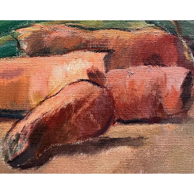 Fernand Blondin, Vegetables, Oil on Canvas For Sale - Image 5 of 11