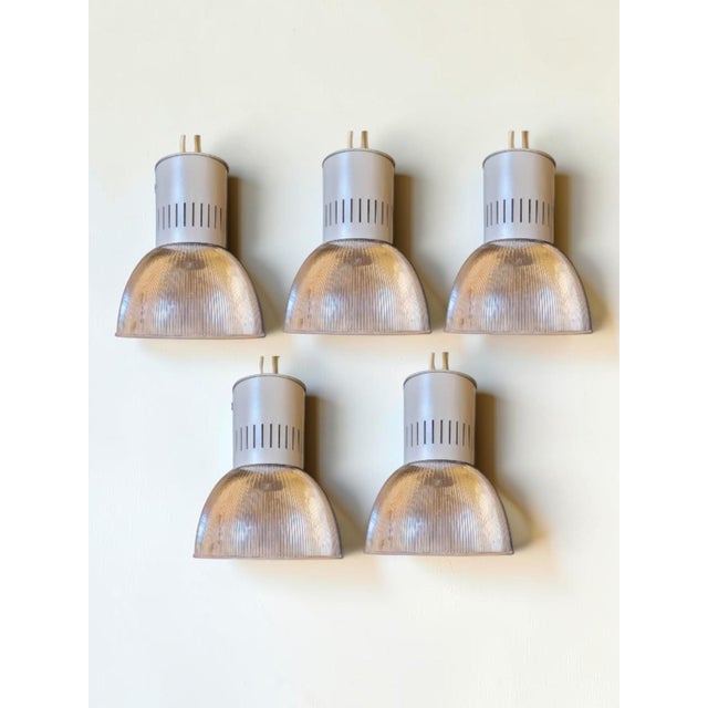 Vintage Industrial Hanging Lamp Sunlux, 1980, Set of 5 For Sale - Image 10 of 10