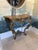 Rococo 19th Century Italian Rococo Style Giltwood Console Table With Rosso Verona Marble Top For Sale - Image 3 of 4