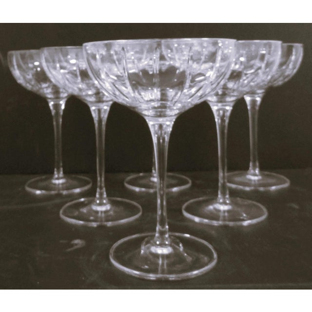 The Dorset Hand Cut Fluting Champagne Coup Glasses Set of 6 is a luxurious addition to any home bar or dining table. Made...