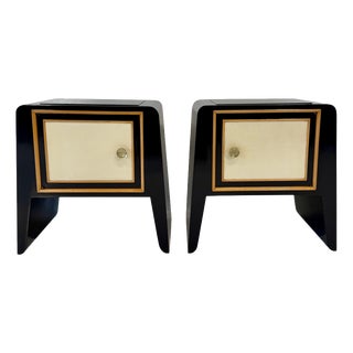 Italian Art Deco Nightstands by Paolo Buffa, 1940s, Set of 2 For Sale