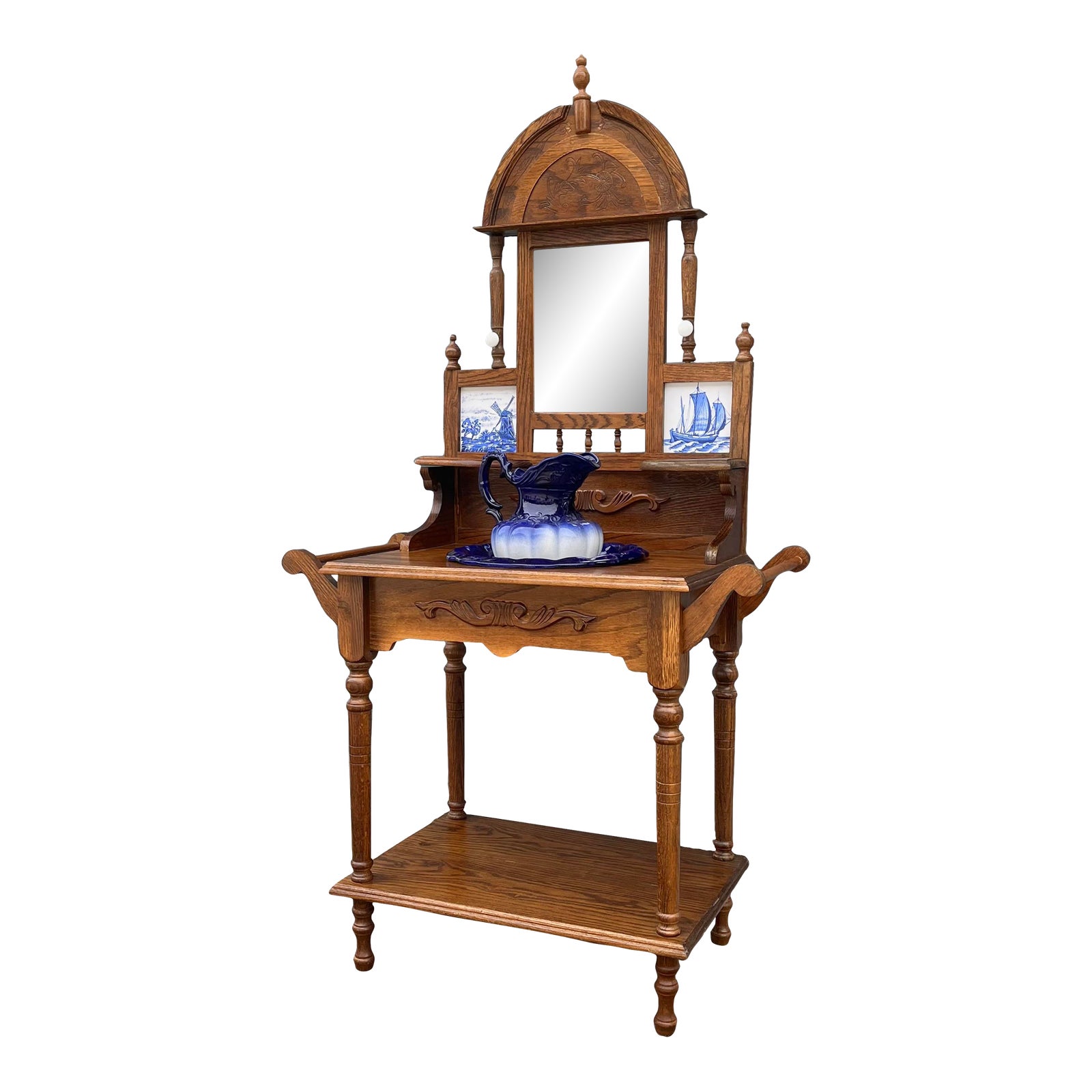 1890 WashStand With Basin & Pitcher by Ironstone England Chairish