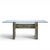 Adrian Pearsall for Craft Associates Mid Century Brutalist Glass Top Dining Table This dining table measures: 72 wide x 40...