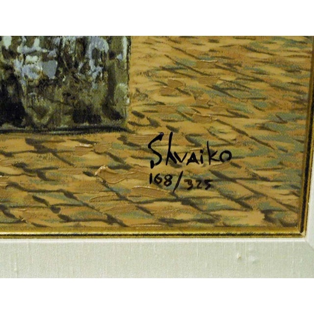 1990s Viktor Shvaiko "Colors of Italy"Hand Signed With Custom Frame Make an Offer #168 For Sale - Image 5 of 6