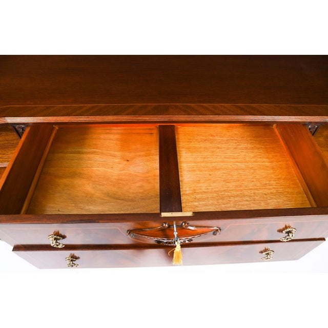 Vintage Flame Mahogany Sideboard from Maple & Co. For Sale - Image 12 of 18