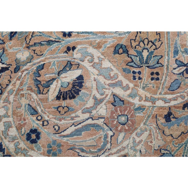 Fine Antique Persian Kirman Handmade Wool Rug For Sale - Image 9 of 9