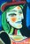 Vintage Cubist Figurative Oil on Board After Picasso For Sale - Image 11 of 12