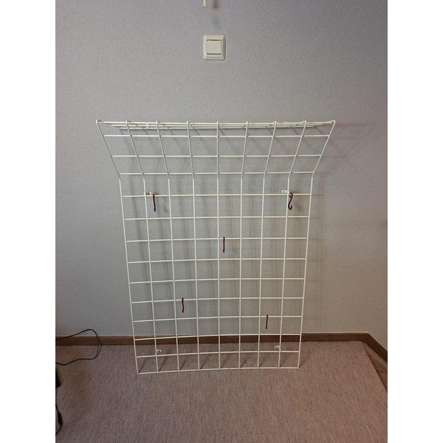 Mid 20th Century Wall Mounted Coat Rack by Karl Fichtel for Drahtwerke Erlau AG Aalen, Germany, 1950s For Sale - Image 5 of 10