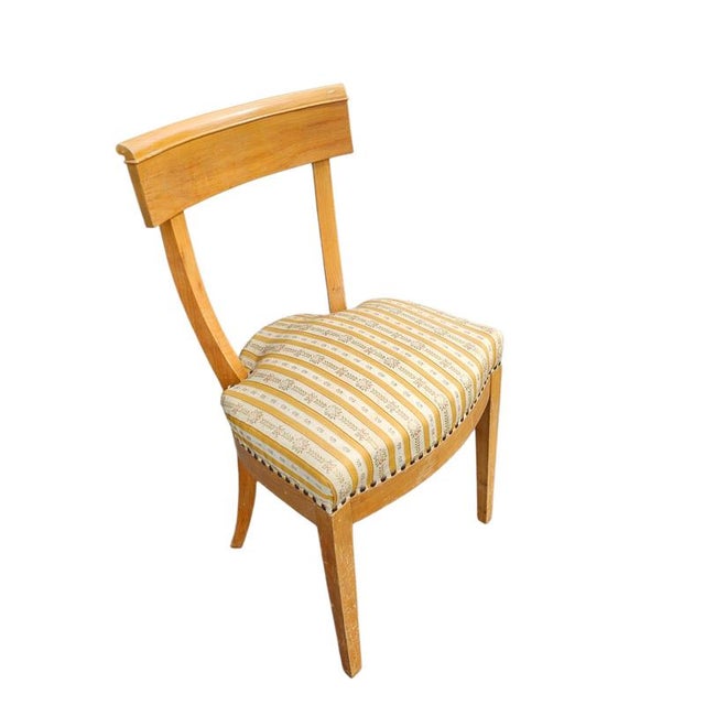 Biedermeier Cherrywood Chairs and Side Tables, Set of 4 For Sale - Image 17 of 18
