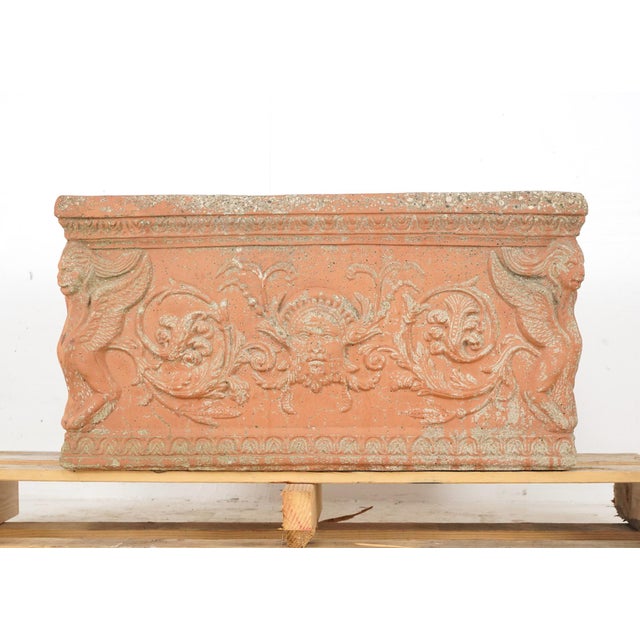Mid 20th Century Reclaimed Italian Style Stone Garden Planter For Sale - Image 4 of 7