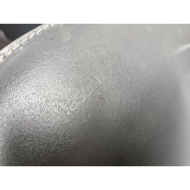 Animal Skin Vintage Dining Chairs by Giancarlo Vegni for Fasem, 1980s, Set of 8 For Sale - Image 7 of 11