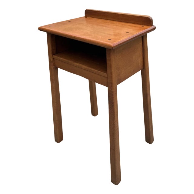 Vintage Hand Made Cherry Writing Desk For Sale