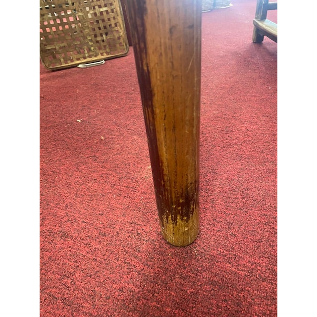 Vintage Elmwood Ming Style Square Mahjong / Eight Immortals High Game Table For Sale - Image 12 of 16