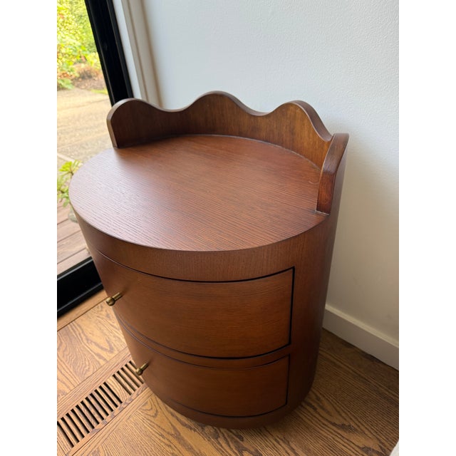 Lulu and Georgia by Sarah Sherman Samuel Ripple Nightstand Set of 2 For Sale In San Francisco - Image 6 of 12