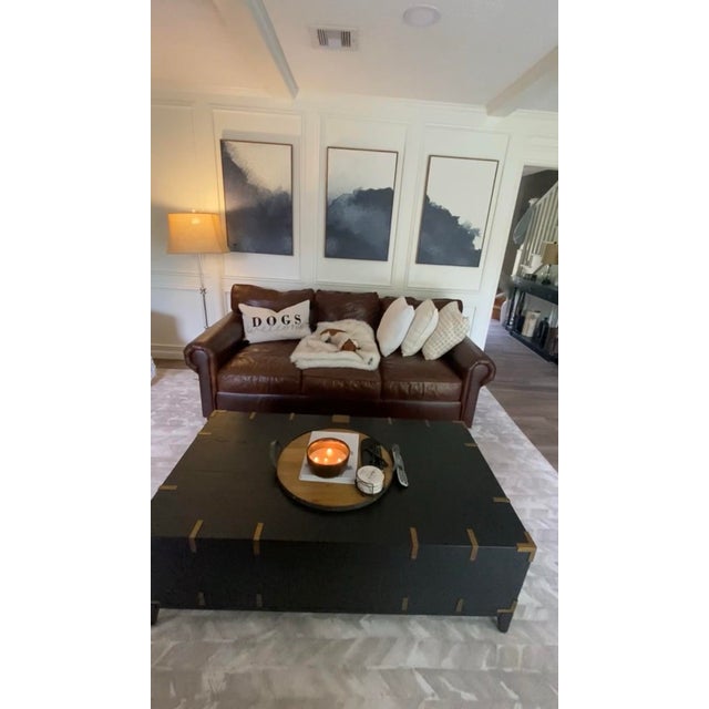 Restoration Hardware Cayden Campaign Trunk Coffee Table For Sale - Image 9 of 9