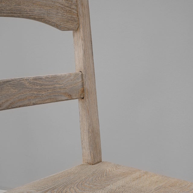 Wood Set Of Six 1900s French Oak Dining Chairs For Sale - Image 7 of 7