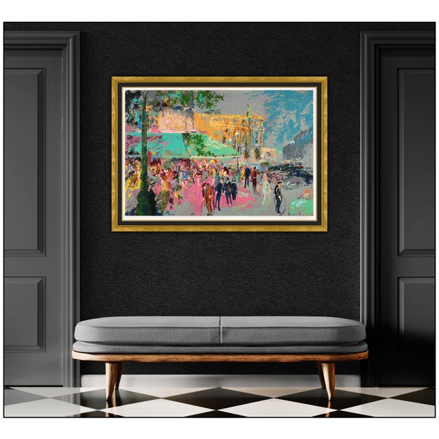 The artwork here, "Cafe de la Paix", is a wonderful depiction of a famous café located on the northwest corner of the...