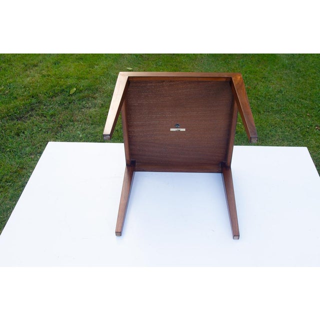 Brown Vintage Danish Rosewood Coffee Table by Severin Hansen from Haslev Møbelsnedkeri, 1960s For Sale - Image 8 of 18