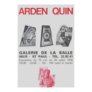 1978 Carmelo Arden-Quin Galerie De La Salle Exhibition Poster