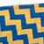 Vintage 1940s Streak of Lightning Cotton Quilt - Blue and Yellow Staircase Geometric Stepped Pattern - 77" X 57" For Sale - Image 9 of 18