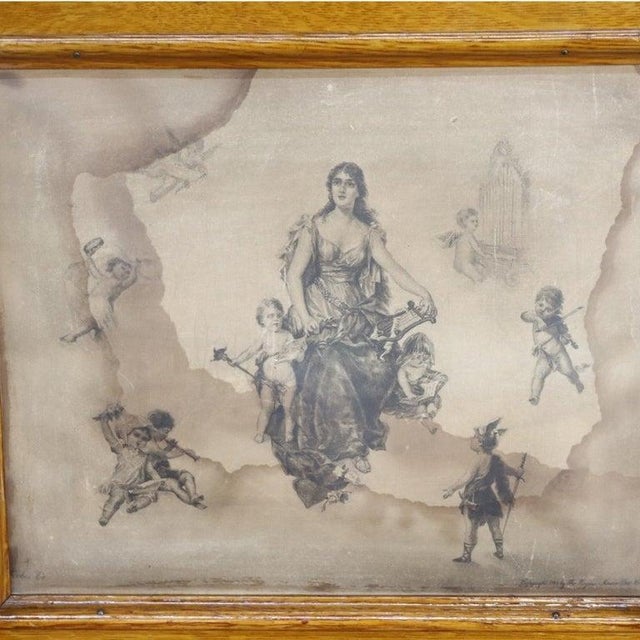 Regina Oak Double Comb Disk Music Box Signed C1890 For Sale - Image 6 of 18