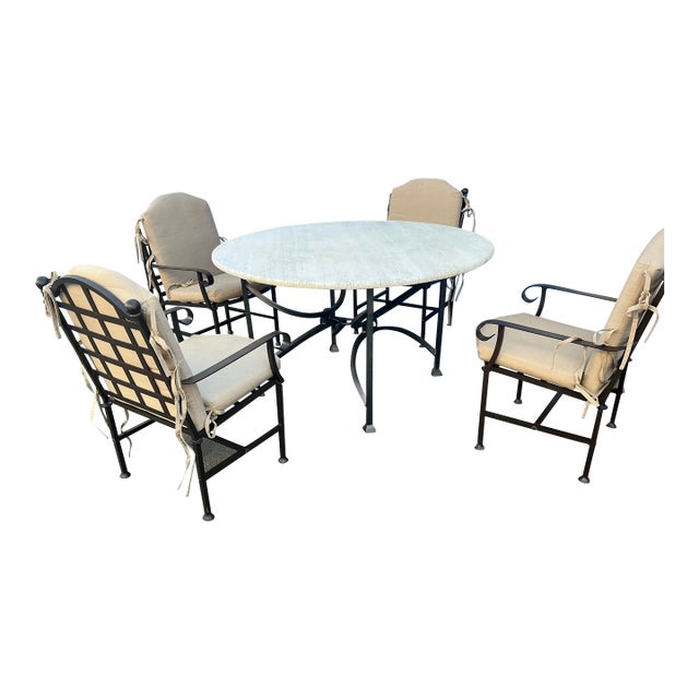 Kreiss Capri Patio Table and 4 Chairs For Sale
