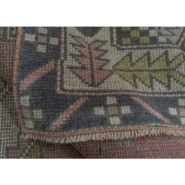 Pink Turkish Vintage Rug 3'5" x 6'1" #20581 For Sale - Image 8 of 8