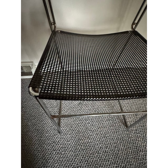 Contemporary Vintage 1970s Minimalist Arrben Italy Dining Chair For Sale - Image 3 of 8