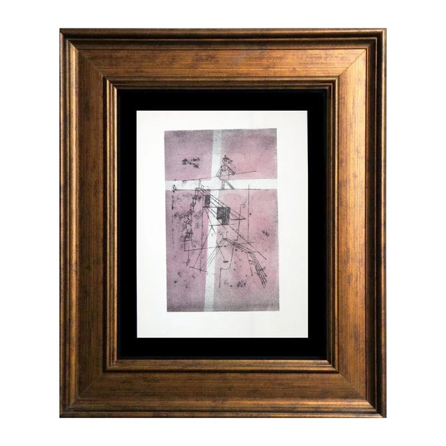 Abstract Paul Klee Lithograph Ltd Edition “Tightrope Walker" For Sale - Image 4 of 6