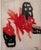 Giorgio Lo Fermo, Red Shape, 2013, Oil Painting on Plywood For Sale