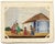 Paper Indian Company School Women Husking the Rice, 1800s, Gouache on Paper For Sale - Image 7 of 9