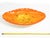 Metal Very Large 1950's Mid-Century Modern Fratelli Toso Oversized Italian Murano Art Glass White, Orange, & Gold Fleck Footed Centerpiece Bowl For Sale - Image 7 of 9