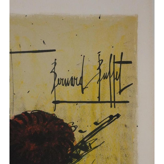 Bernard buffet (1928-1999) the worries, 1966 original lithograph (mourlot workshop) signed in the plate on arches vellum,...