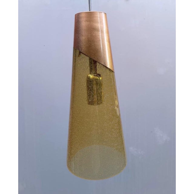 Hanging Light by Mariana Iskra for Ribo the Art of Glass For Sale - Image 4 of 9