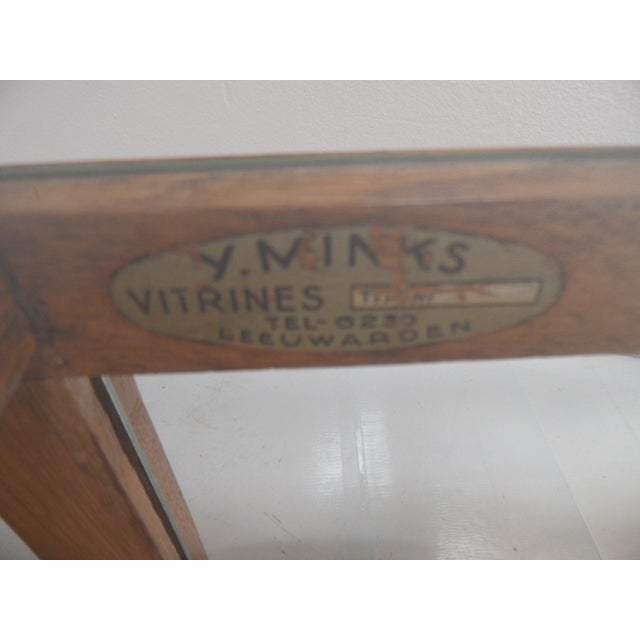 Vintage Dutch Bakery Display Cabinet, 1920s For Sale - Image 6 of 13