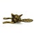 1930s English Brass Fox Door Knocker For Sale - Image 4 of 8