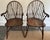 A pair of very comfortable antique American Windsor armchairs. Stand sturdy and strong. Please see condition details...