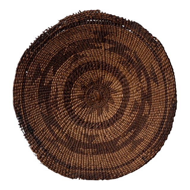Karuk Winnowing Tray Basket, c.1900 For Sale