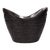 Artifacts Rattan Champagne Bucket with Acrylic Insert in Black For Sale