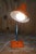 Vintage Mid-Century Modern Gooseneck Telescopic Industrial Metal Desk Lamp in Orange For Sale - Image 4 of 11