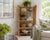 Vintage Mid-Century 4-Tier Bamboo Folding Etagere Bookshelf For Sale - Image 9 of 12