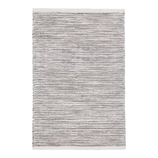 Dash & Albert by Annie Selke Tideline Grey Indoor/Outdoor Rug, 6' x 9' For Sale