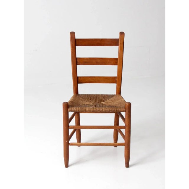 Antique Rush Seat Chair For Sale - Image 12 of 12